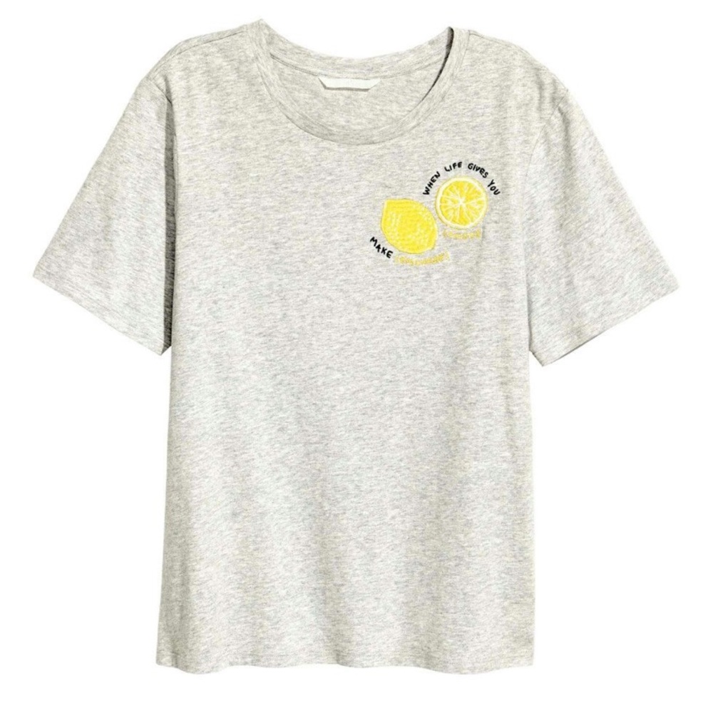 💰 h&m ‘when life gives you lemons’ tee